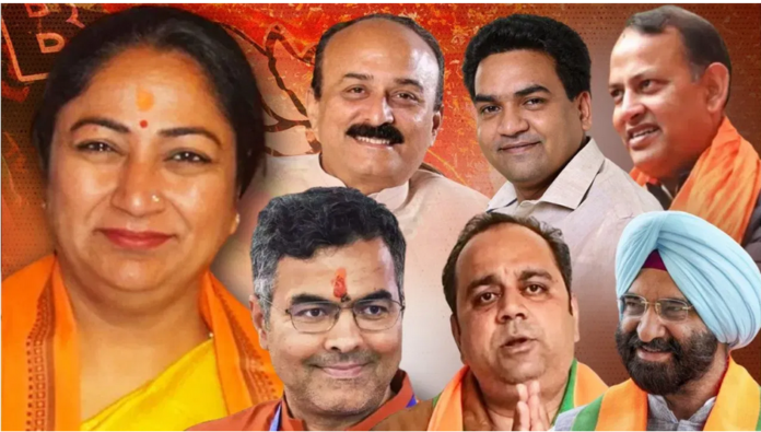 दिल्ली में मंत्रियों के विभागों का बंटवारा