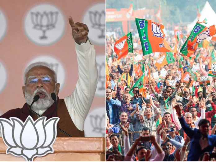 दिल्ली विधानसभा चुनाव में भाजपा की प्रचंड जीत